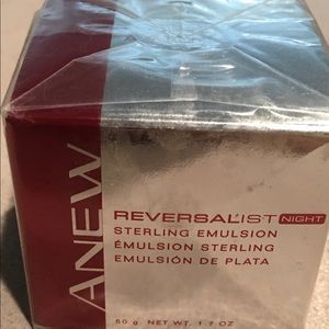 Anew Sterling EmulsionAvon Reversalist night cream1.7 ozSealed 2010